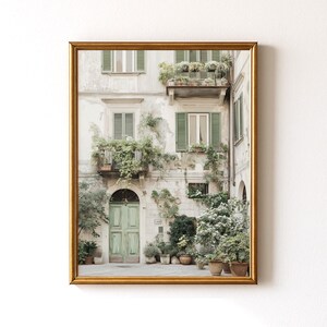 Juego de 3 láminas con motivos de pueblos italianos, arquitectura mediterránea y paisajes costeros (descarga digital de arte mural imprimible). imagen 5