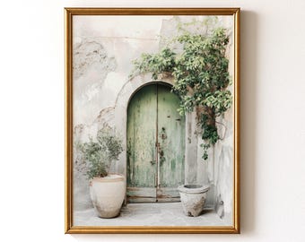 Italian Door Print, Rustic Mediterranean Decor (Digital Download Printable Wall Art)