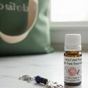 Ensemble de brume rafraîchissante et de diffuseur de pierres de lave Hormon Balance pour soulager les bouffées de chaleur