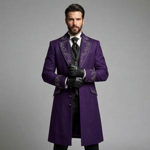Abiti da uomo viola, abiti da festa per matrimonio, abito da sposo, abito slim fit da uomo - Italia Abiti da uomo viola, abiti da festa per matrimonio, abito da sposo, abito slim fit da uomo - Italia
