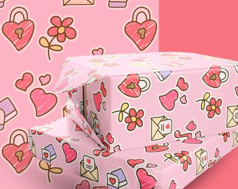 Valentine Icons Geschenkpapier I Valentine Collection