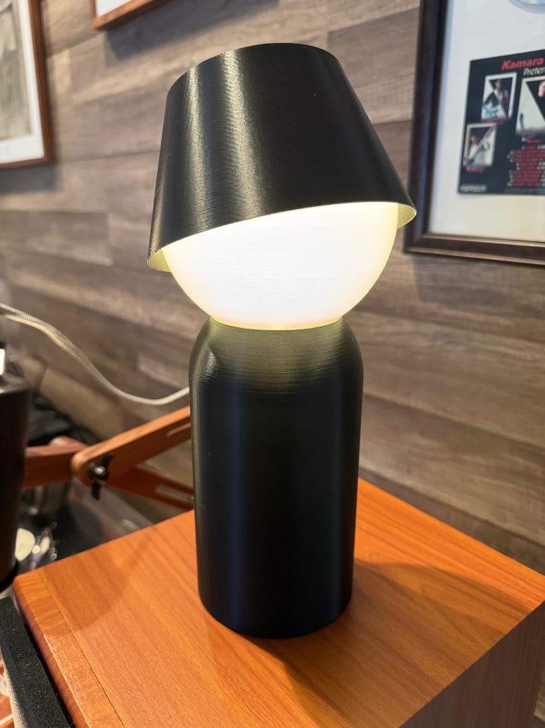 Sonnenfinsternis | Einstellbare 3D gedruckte minimalistische Beleuchtung | Weltraum Dekor Bild 7