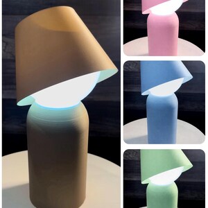 Sonnenfinsternis | Einstellbare 3D gedruckte minimalistische Beleuchtung | Weltraum Dekor Bild 2