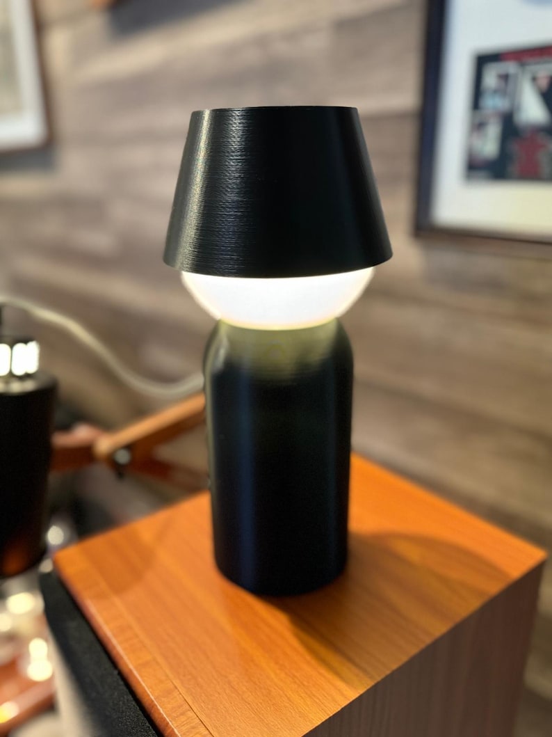 Sonnenfinsternis | Einstellbare 3D gedruckte minimalistische Beleuchtung | Weltraum Dekor Bild 6