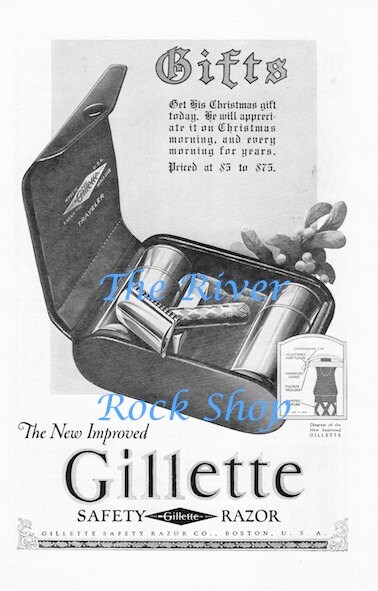 Printable Gillette Razor Instant Download Printable Art, Gillette Safety Razor, Gillette Razor ...