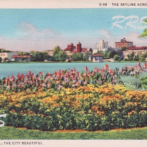 Orlando | Lake Eola | Old Florida | Vintage Postcard Instant Printable Digital Download