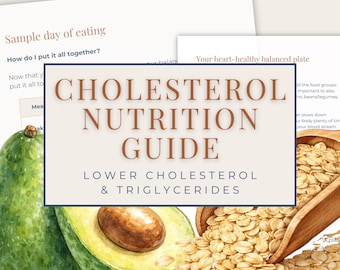 Cholesterol Diet Guide Printable, Herz Gesunde Lebensmittel Liste, unteren LDL und Triglyzeride