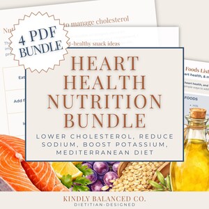Hartgezondheidsbundel, cholesterolverlagend, natriumarm, mediterraan dieet en kaliumgids pdf