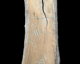 Boise Elm Live Edge Slab – 111" L x 27–32" W
