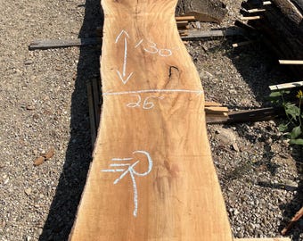 2-inch Thick Oregon Sycamore Slab, 11 ft Long