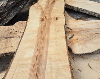 Boise Ash Hardwood Slab - 10/4 Thick, 24" Wide, 113" Long