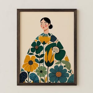 Abstrakte Matisse Wandkunst | Minimalistische Frauen Druck | Menschen Illustration | Moderne Küche Wandkunst | Zeitgenössische Wohngeschenkideen