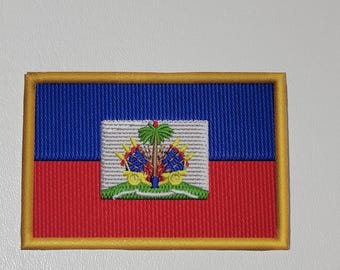 Haiti Flag 3D UVDTF Iron-On Transfer – Haitian Pride Design
