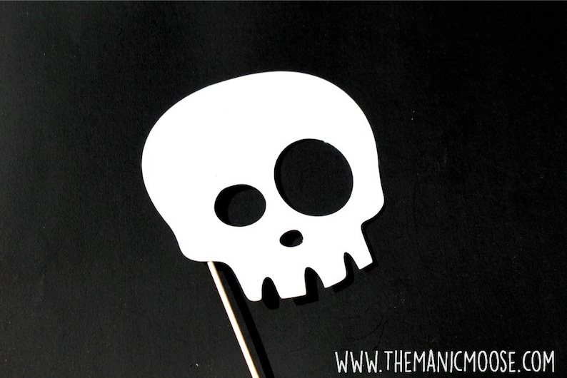 Halloween Photo Booth Props Halloween Party Prop Skull - Etsy