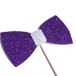 Photo Booth Props - Glitter Bow Tie - YOU CHOOSE COLOR - Glitter Photobooth Props