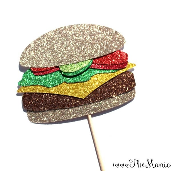 Photo Booth Props ~ Gourmet Cheeseburger Photo Booth Prop ~  Fun Foods Collection