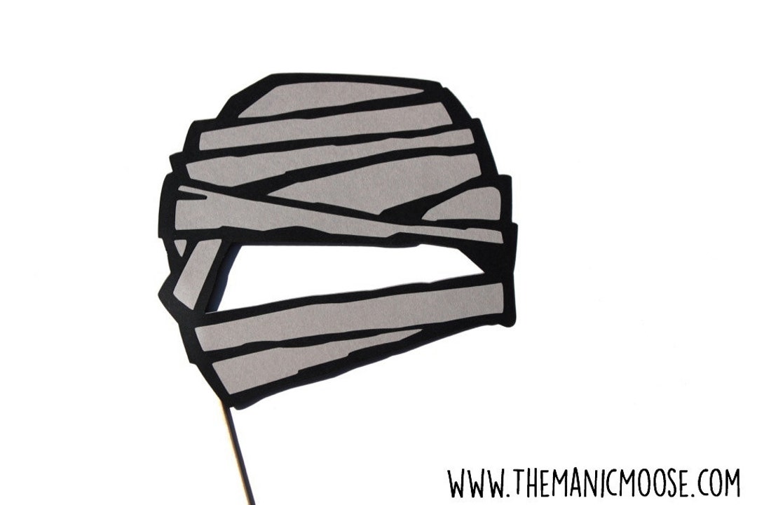 Halloween Photo Booth Props - Halloween Party Props - Mummy Mask - Etsy