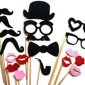 Silly Photo Booth Party Props - the Sexy Collection - 18 Piece Set ...