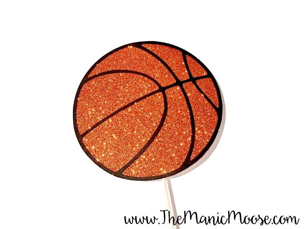 Basketball Photo Booth Prop Glitter Basketball NBA Prop Basketball Prop Photobooth Props
