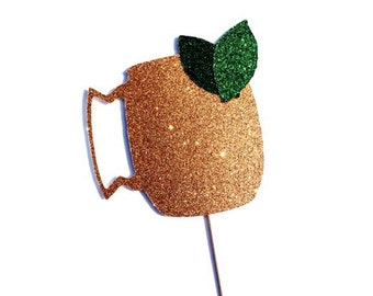 Moscow Mule Photo Prop - Photo Booth Props - GLITTER Photobooth Prop