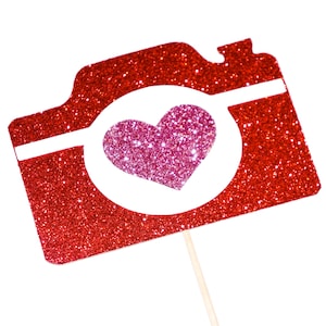 Vintage LOVE Camera Great Photobooth Props Valentines Day Photo Booth Props image 1