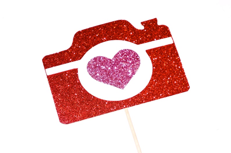 Vintage LOVE Camera Great Photobooth Props Valentines Day Photo Booth Props image 1