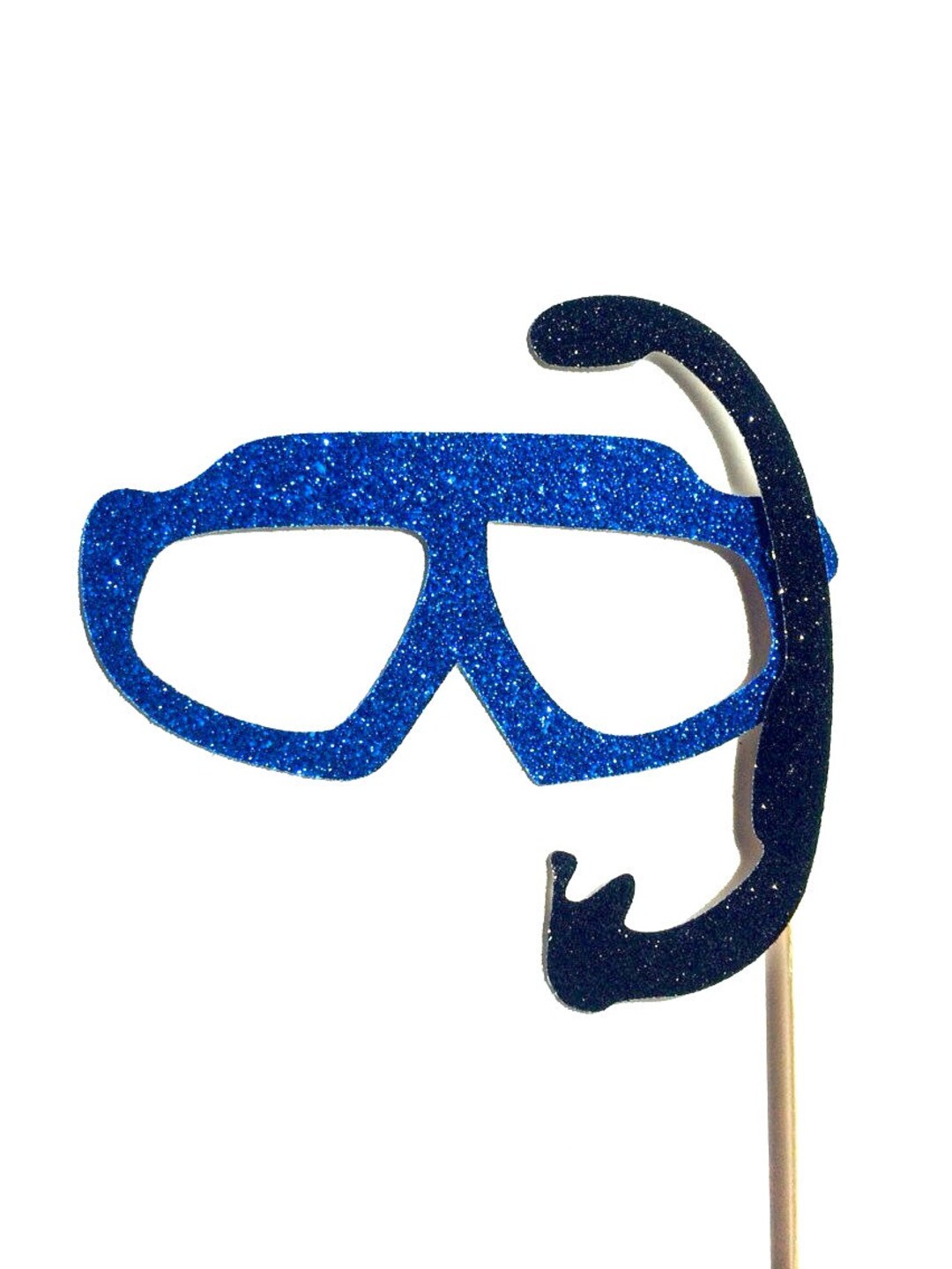 Summer Photo Booth Props GLITTER Swim Goggle With Snorkel Birthdays