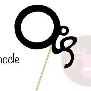 Photo Booth Props - Monocle - Photobooth Props - Etsy
