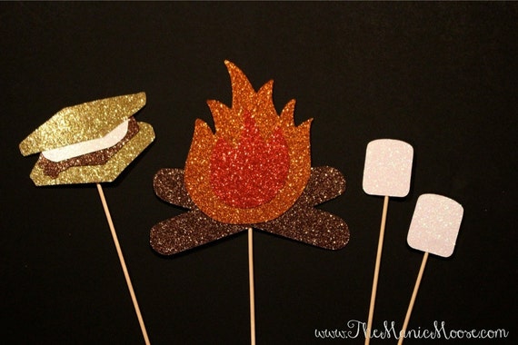 Campfire Props Photo Booth Kids Printable