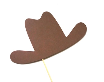 Photo Booth Props - Cowboy Hat Prop - Birthdays, Weddings, Parties - Photobooth Props