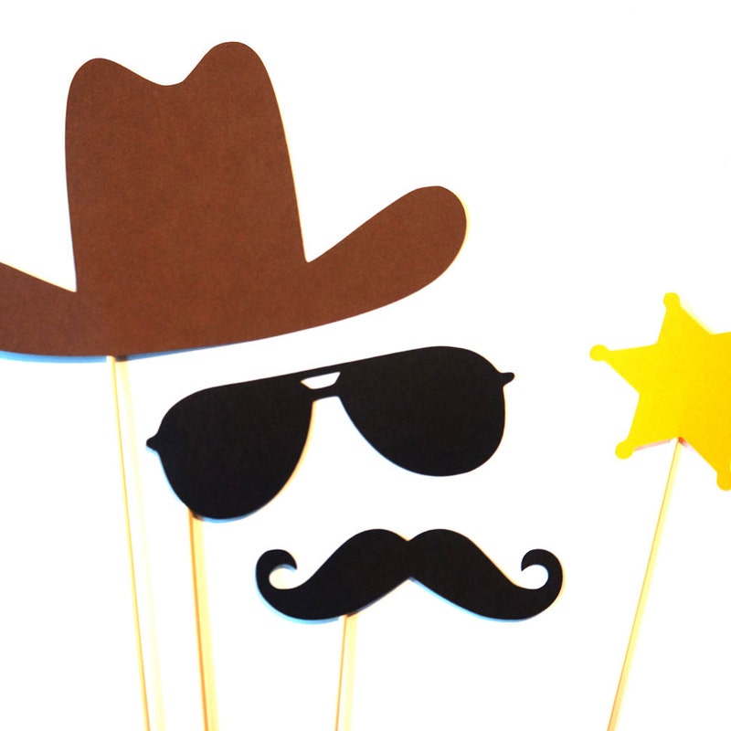 Printable Rodeo Photo Props Cowboy Photo Prop - Etsy