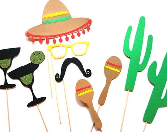 Photo Booth Props ~ accessoires Photobooth Cinco De Mayo ~ Fiesta accessoires