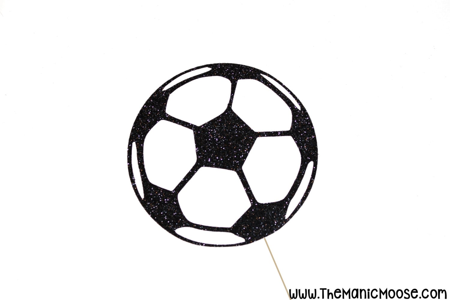 Football Photo Booth Prop Glitter Soccer Ball Soccer Prop Etsy