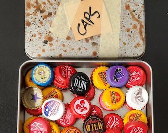 Fallout inspired Caps Stash (with 40 Nuka Cola caps!)