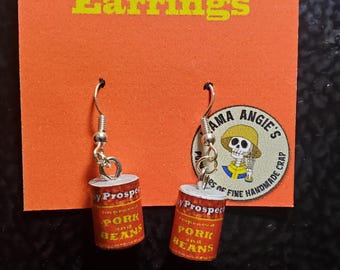 Fallout Greasy Prospector Pork & Beans Earrings