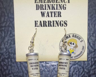 Fallout Gov't Drinking Water Earrings