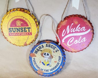 Custom Fallout Big Bottlecap Sign