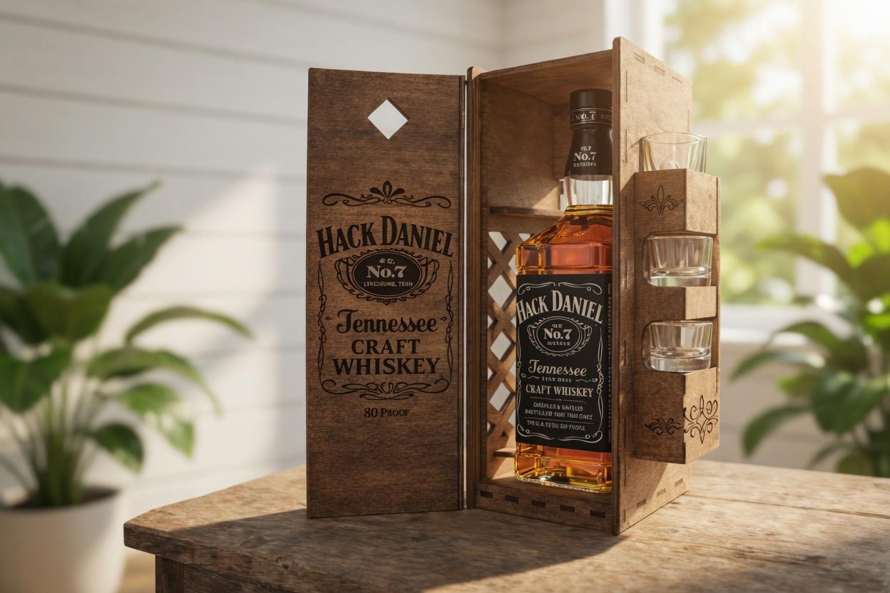 Jack Daniels Wooden Box - Etsy