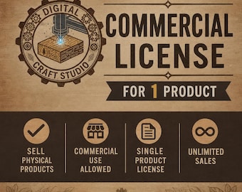Commercial Licence for 1 product of the shop