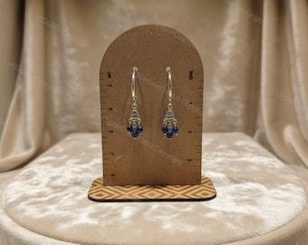 Laser Cut Earring Display Stand SVG, Jewelry Organizer Template (3mm)