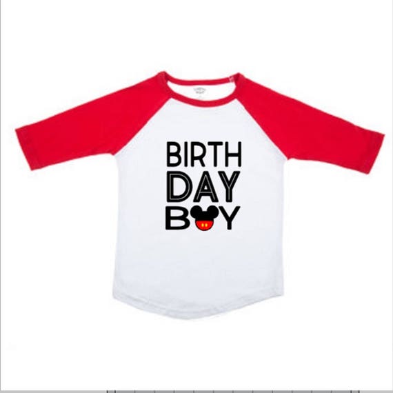 birthday boy mickey shirt
