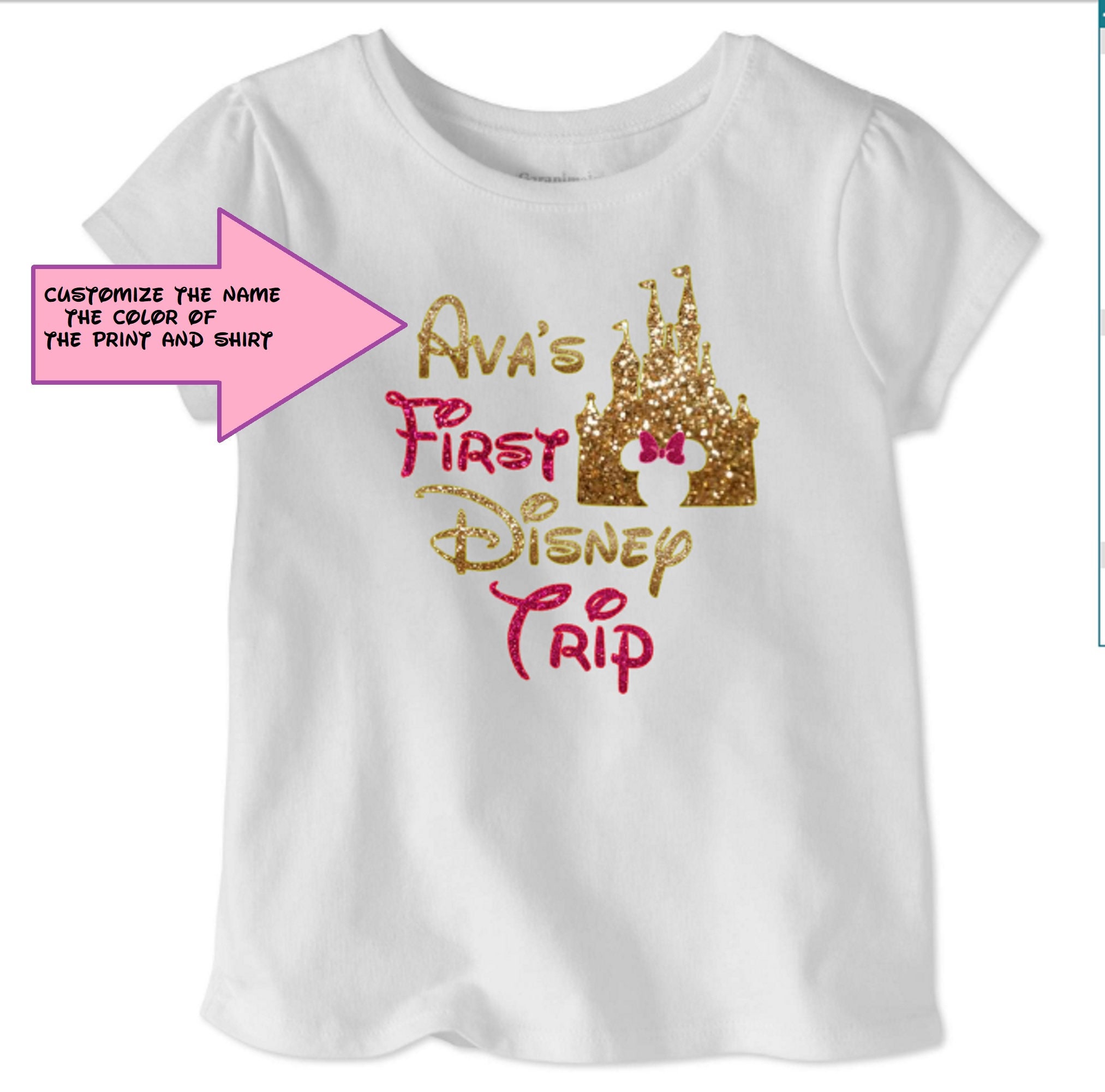 first trip to disney shirt