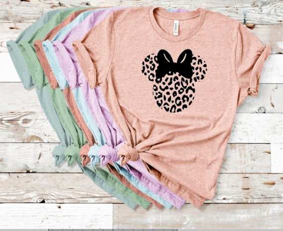 minnie mouse leopard print outfit