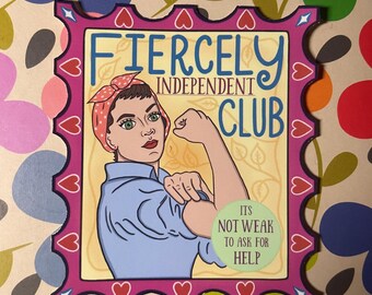 Rosie the Riveter Inspirationsaufkleber