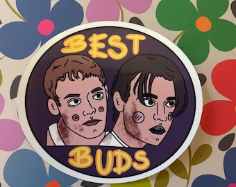 Stu and Billy "Best Buds" Scream sticker