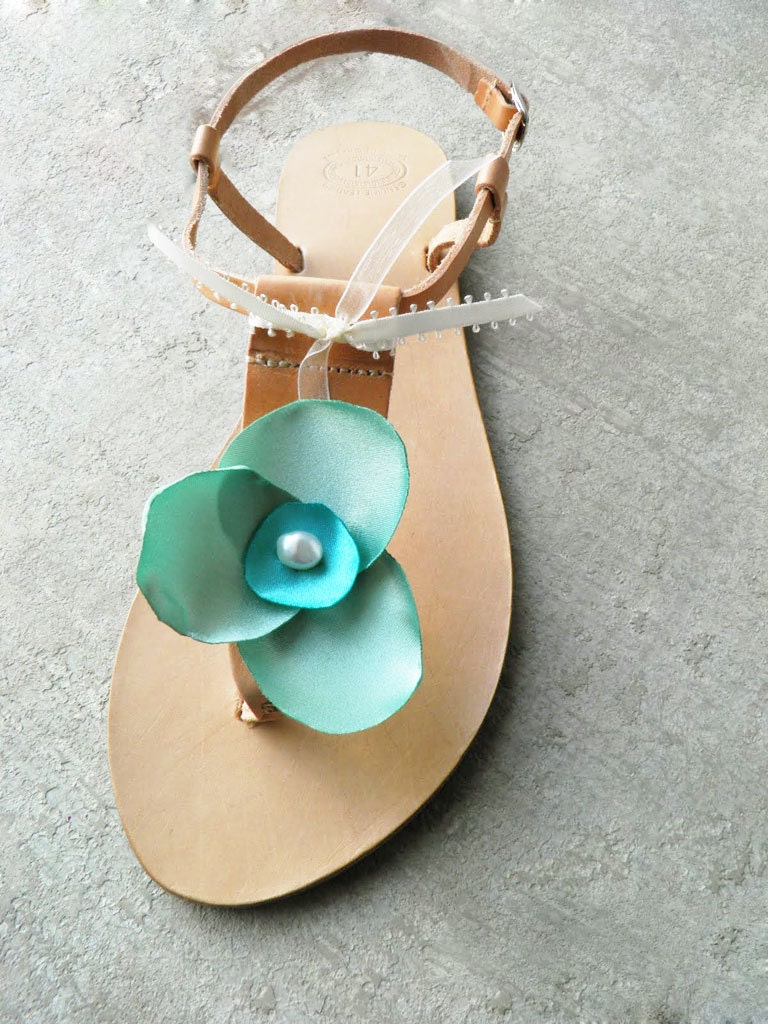 Turquoise hotsell flat sandals