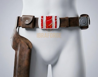 Cobb Vanth Belt Marshal Cosplay Belt with Holster