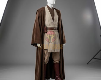 Obi-Wan Kenobi Cosplay Costume Jedi Master Outfit Jedi Starwar Cosplay