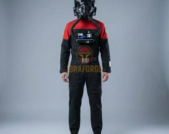 Andor Season 2 Fighter Pilot Suit Sci-Fi Rebel Cosplay Costume with Belt