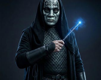 Death Eater Cosplay Costume – Dark Lord Follower Wizard Outfit